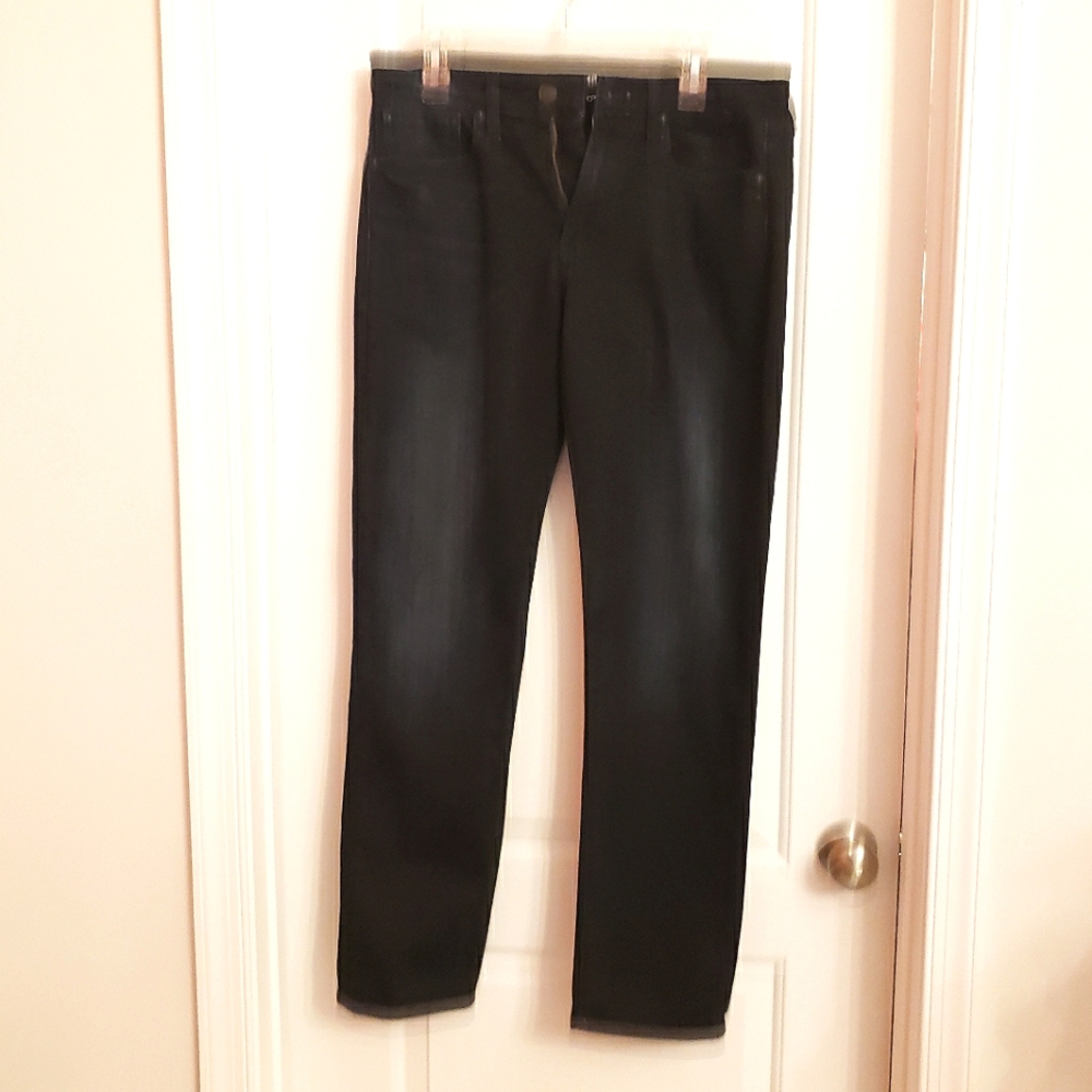 Express jeans, dark blue stretch slim